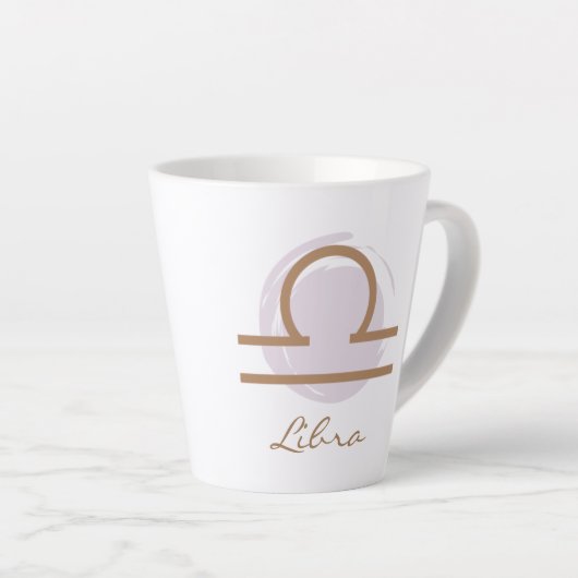Libra Zodiac Boho Kaffee Tasse (Rechte Ecke)