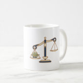 Libra Zodiac Coffee Tasse (VorderseiteRechts)