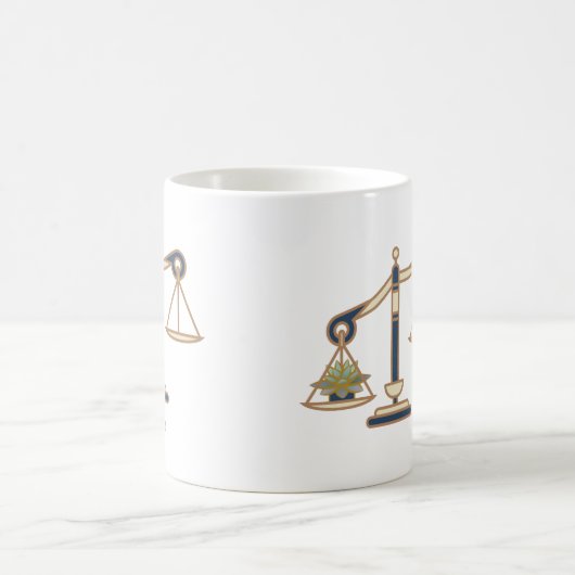 Libra Zodiac Coffee Tasse (Mittel)
