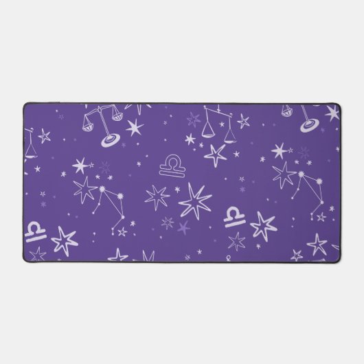 Libra Zodiac Desk Mat Schreibtischunterlage (Vorderseite)