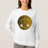 Libra Zodiac Emblem | Minimal Celestial Symbol T-Shirt (Vorderseite)