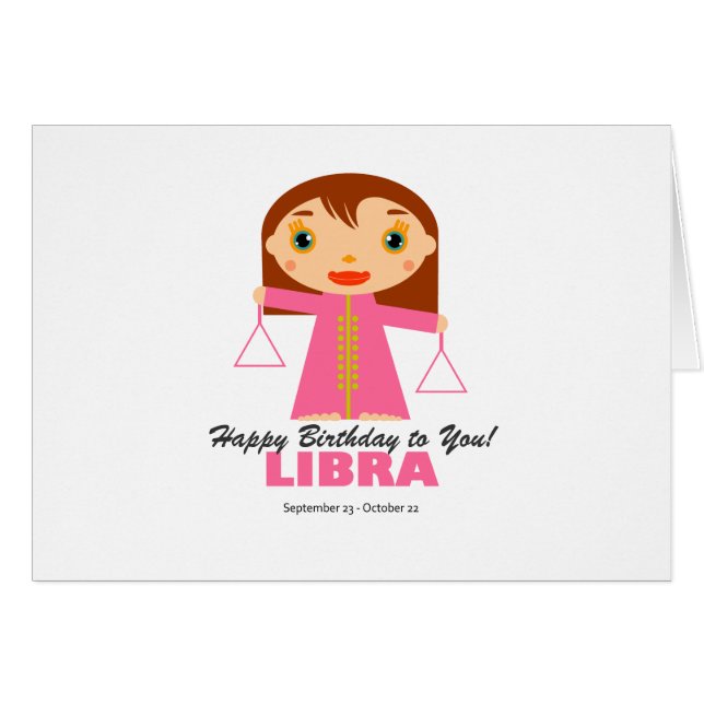 Libra Zodiac für Kinder (Vorderseite (Horizontal))