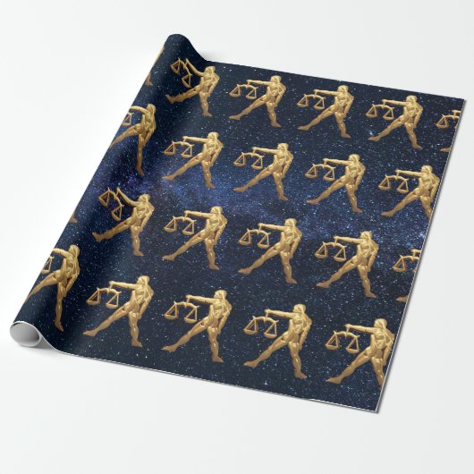 Libra Zodiac Geschenkpapier (Ungerollt)
