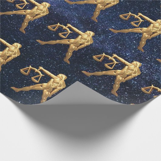 Libra Zodiac Geschenkpapier (Ecke)
