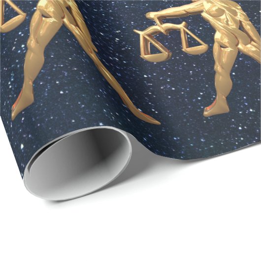 Libra Zodiac Geschenkpapier (Rolleneckpunkt)