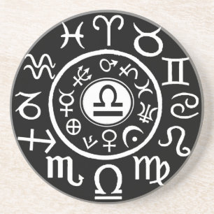 Libra Zodiac Getränkeuntersetzer