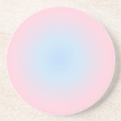 Libra Zodiac Gradient, Pink Blue Aura Gradient Getränkeuntersetzer (Vorne)