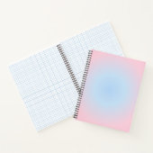 Libra Zodiac Gradient, Pink Blue Aura Gradient Notizblock (Innenseite)