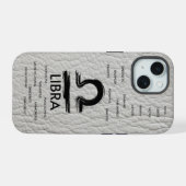 Libra Zodiac Horoskop Typ iPhone 15 Hülle (Rückseite (Horizontal))