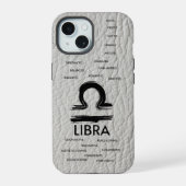 Libra Zodiac Horoskop Typ iPhone 15 Hülle (Rückseite)