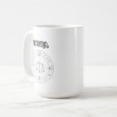 libra zodiac kaffeetasse (Vorderseite Links)