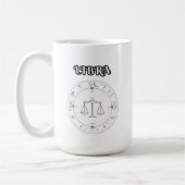 libra zodiac kaffeetasse (Links)