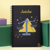 Libra Zodiac l Modern Galaxy Sky Star Kalender Planer