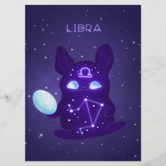 Libra Zodiac Monster - Funny Libra Zodiac Lover Menükarte