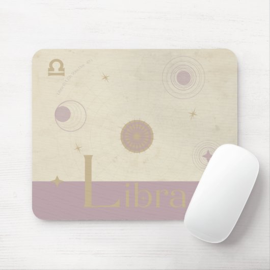 Libra Zodiac Mousepad (Mit Mouse)