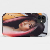 Libra Zodiac Musician Harp Case-Mate iPhone Hülle (Rückseite (Horizontal))