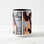Libra Zodiac Musician Harp Tasse (Zentrum)