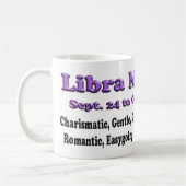 Libra Zodiac Muttertagskaffee Tasse (Links)