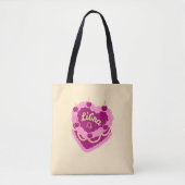 Libra Zodiac Pastel Heart Birthday Cake Tasche (Vorderseite)