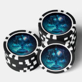 Libra Zodiac Poker Chips - Astrologie Casino Set (Stapel)