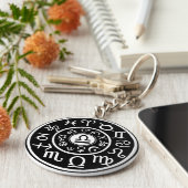 Libra Zodiac Schlüsselanhänger (Seite)