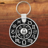 Libra - Zodiac Schlüsselanhänger (Vorderseite)