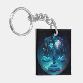 Libra Zodiac Schlüsselanhänger (Vorderseite links)