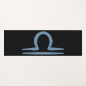 LIBRA Zodiac September Geburtstagsastrologie Yogamatte (Vorderseite (Horizontal))