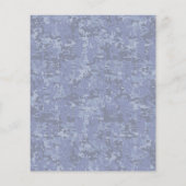 Libra Zodiac Sign auf blauer digitaler Camouflage Flyer (Hinten)