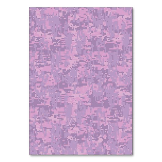 Libra Zodiac Sign auf Fuchsia Digital Camouflage Tischnummer (Rückseite)