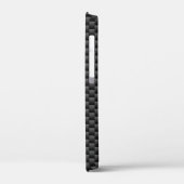 Libra Zodiac Sign auf schwarzen Karbon Fibre Print Case-Mate iPhone Hülle (Rückseite / Links)