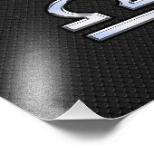 Libra Zodiac Sign auf Schwarzer Schlange Hautdekor Fotodruck (Ecke)