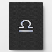 Libra Zodiac Sign auf Schwarzer Schlange Hautdekor Fotoplatte (Vorderseite)