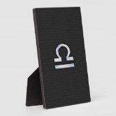 Libra Zodiac Sign auf Schwarzer Schlange Hautdekor Fotoplatte (Seite)