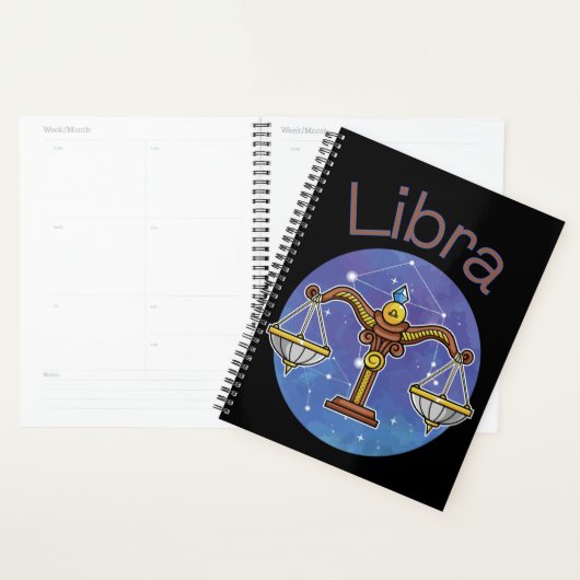 Libra Zodiac Sign Calendar Planner Planer (Anzeige)