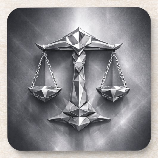 libra zodiac sign getränkeuntersetzer (Vorderseite)