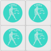 Libra, Zodiac Sign, Horoscope, Astrology Aufkleber (Vorderseite)