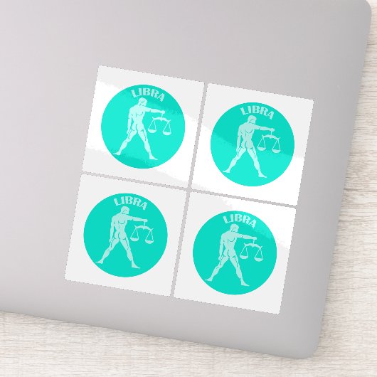 Libra, Zodiac Sign, Horoscope, Astrology Aufkleber (Detail)