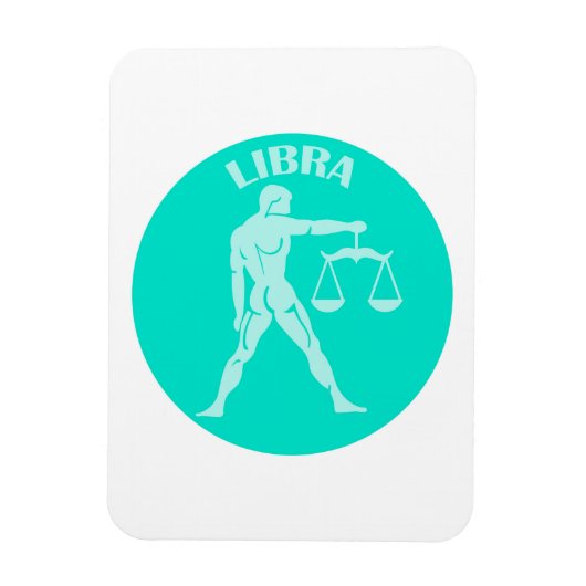 Libra, Zodiac Sign, Horoscope, Astrology Magnet (Vertikal)