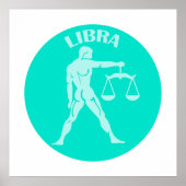 Libra, Zodiac Sign, Horoscope, Astrology Poster (Vorne)