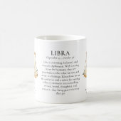 Libra Zodiac Sign Horoscope Personalized Gift Kaffeetasse (Mittel)