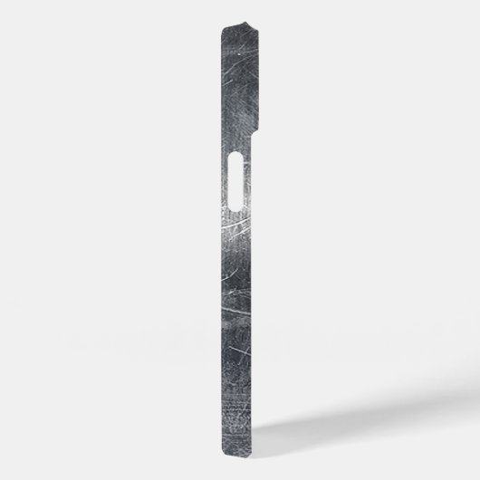 Libra Zodiac Sign in Silber-Grunge-Stil Case-Mate iPhone Hülle (Rückseite / Rechts)