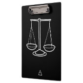 Libra Zodiac Sign -  Klemmbrett (Links)