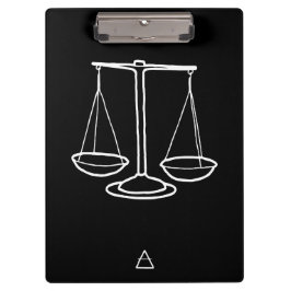 Libra Zodiac Sign -  Klemmbrett