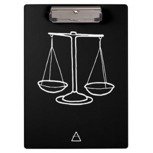 Libra Zodiac Sign - Klemmbrett