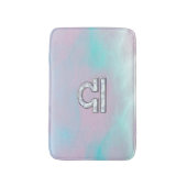 Libra Zodiac Sign Mother of Pearl Style Badematte (Vorderseite Vertikal)