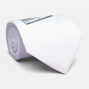 Libra Zodiac Sign Mother of Pearl Style Krawatte