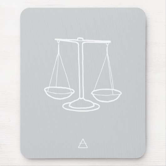 Libra Zodiac Sign - Mousepad (Vorne)