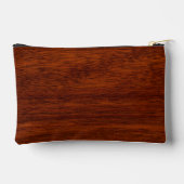 Libra Zodiac Sign on Mahogany Brown Style Print Zubehörtasche (Rückseite)