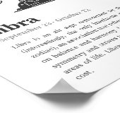 Libra Zodiac Sign Poster (Ecke)